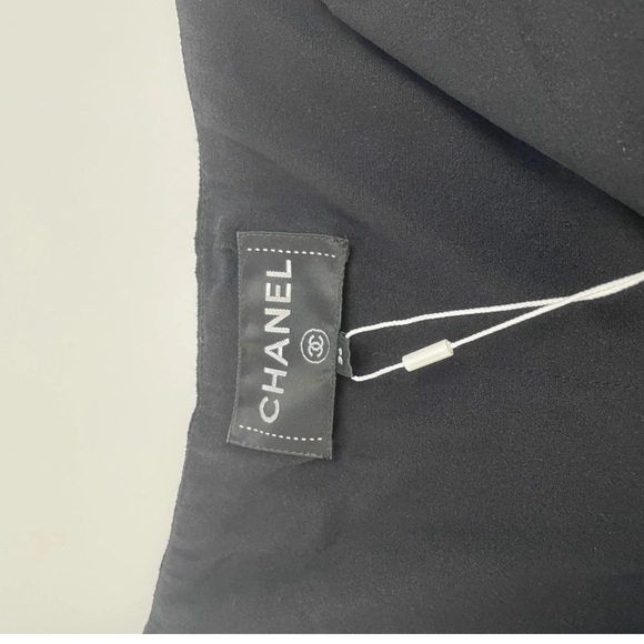 Authentic ChanelJump Suit 36 CUTE Parker summer ☀️envelope with ex fabric/button - Picture 10 of 11